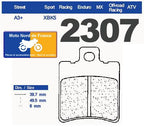 Plaquettes de frein Carbone Lorraine type 2307 XBK5