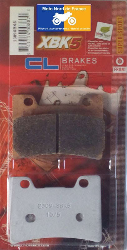 Plaquettes de frein Carbone Lorraine type 2309 XBK5