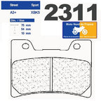 Plaquettes de frein Carbone Lorraine type 2311 XBK5