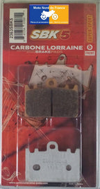 Plaquettes de frein Carbone Lorraine type 2363 XBK5