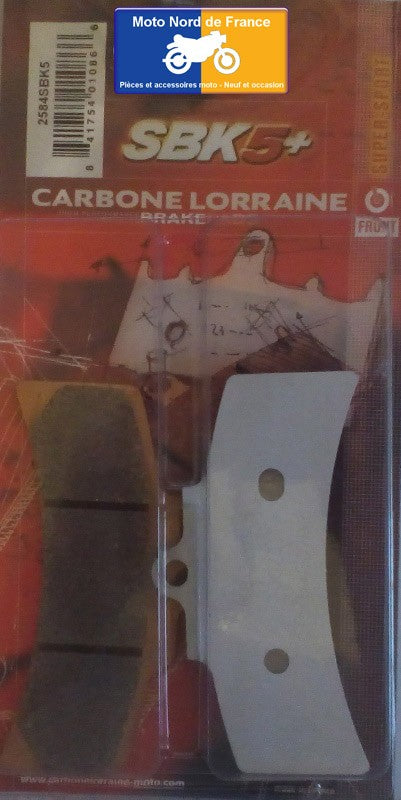 Plaquettes de frein Carbone Lorraine 2584 pour étrier de frein PVM à 6 pistons