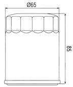 Filtre à huile PowerFlux type 97M148K - Similaire HF148