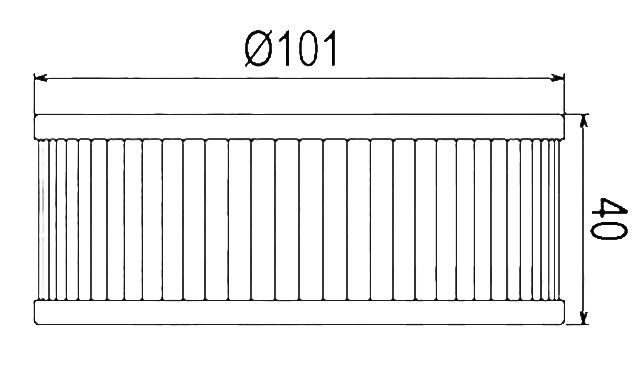 Filtre à huile Sifam type 97X311K - Similaire HF146