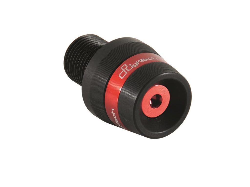 Embouts de guidon LighTech noir-rouge Kawasaki ER-6N 2012-2016