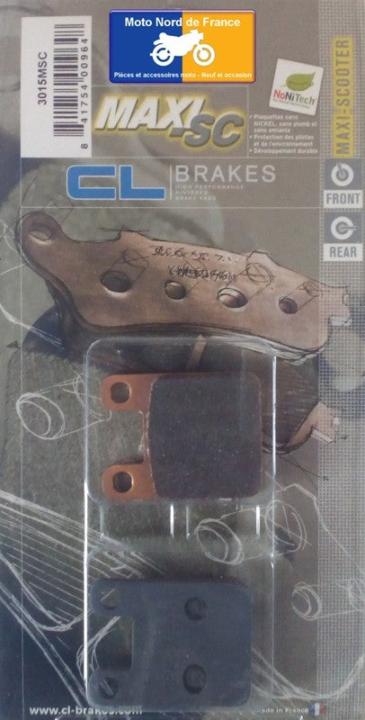 Plaquettes de frein Carbone Lorraine type 3015 MSC