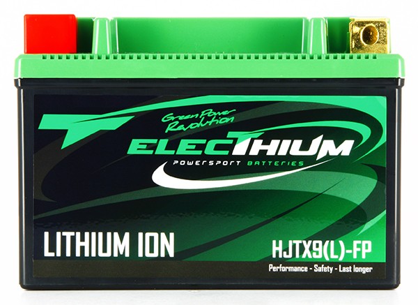 Batterie Lithium ElecThium type HJTX9(L) FP (YTX9-BS, YTR9-BS)