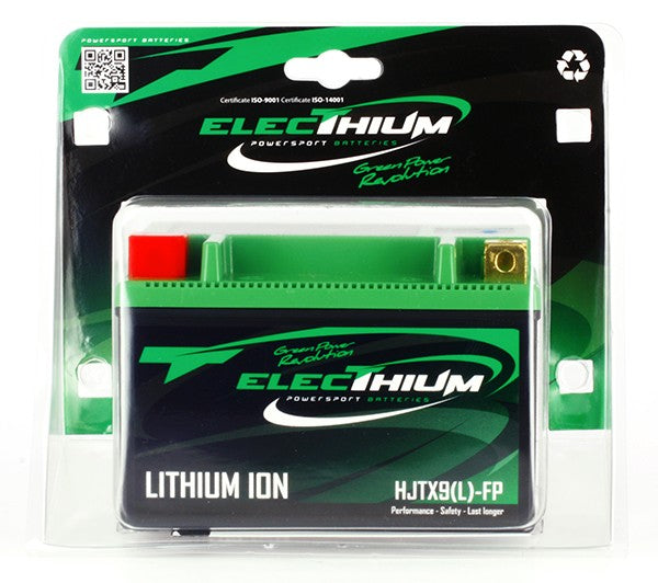 Batterie Lithium ElecThium type HJTX9(L) FP (YTX9-BS, YTR9-BS)