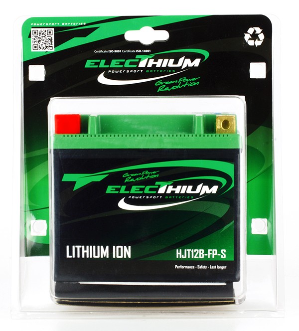 Batterie Lithium ElecThium type HJT12B-FP-S (YT12B-BS, YT14B-BS, YB16AL-A2)