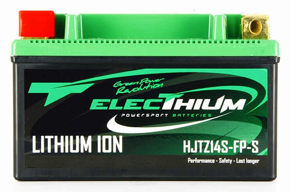 Batterie Lithium ElecThium type HJTZ14S-FP-S (YTZ14S, YTZ12S)