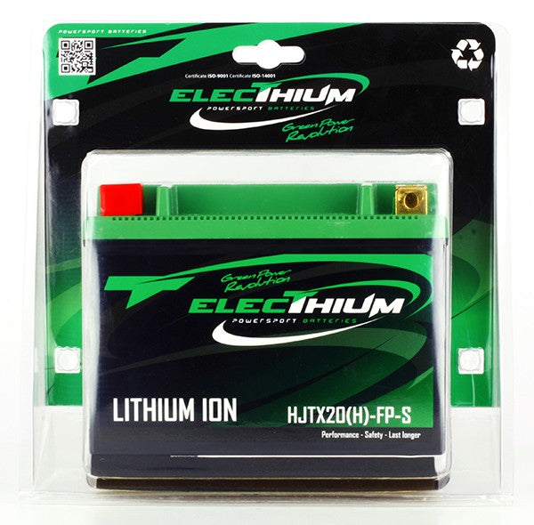 Batterie Lithium ElecThium type HJTX20(H)-FP-S (YTX20H-BS, YTX20-BS, YB16-B-CX, YB16-B, YB16C-B, YB18-A, Y50-N18A-A)