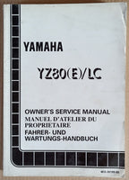 Manuel atelier Yamaha YZ80 (E)/LC 1993 - ref.00070