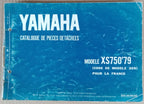 Parts list Yamaha 750 XS 1979 - ref.00083