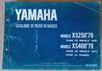 Parts list Yamaha 250-400 XS 1979 - ref.00102