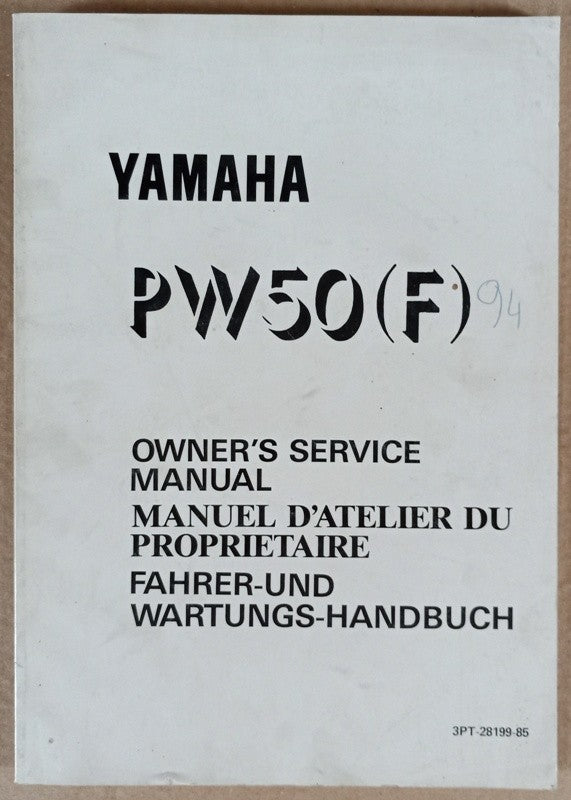 Manuel atelier Yamaha PW50 (F) 1994 - ref.00117
