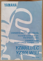 Manuel atelier Yamaha YZ80 (L)/LC LW(L) 1999 - ref.00127
