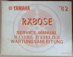 Manuel atelier Yamaha RX 80 SE 1982 - ref.00134