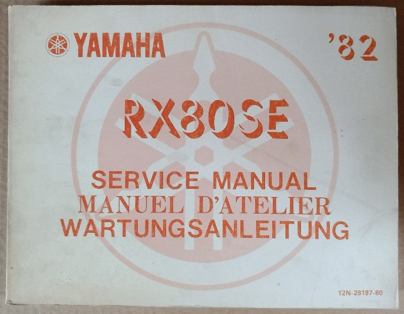 Manuel atelier Yamaha RX 80 SE 1982 - ref.00134
