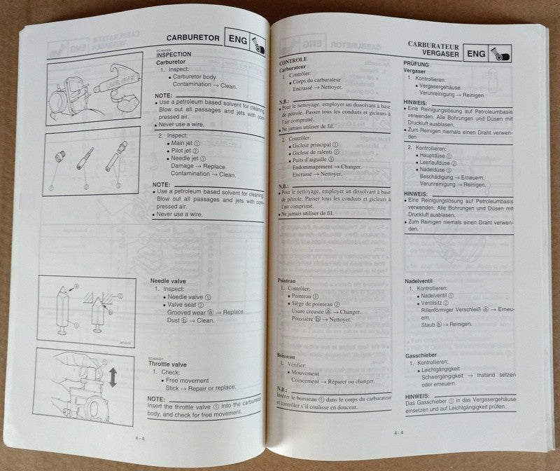 Manuel atelier Yamaha TT-R90 (N) 2001 - ref.00149