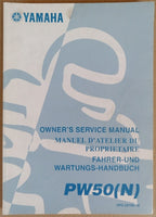 Manuel atelier Yamaha PW50 (N) 2001 - ref.00153