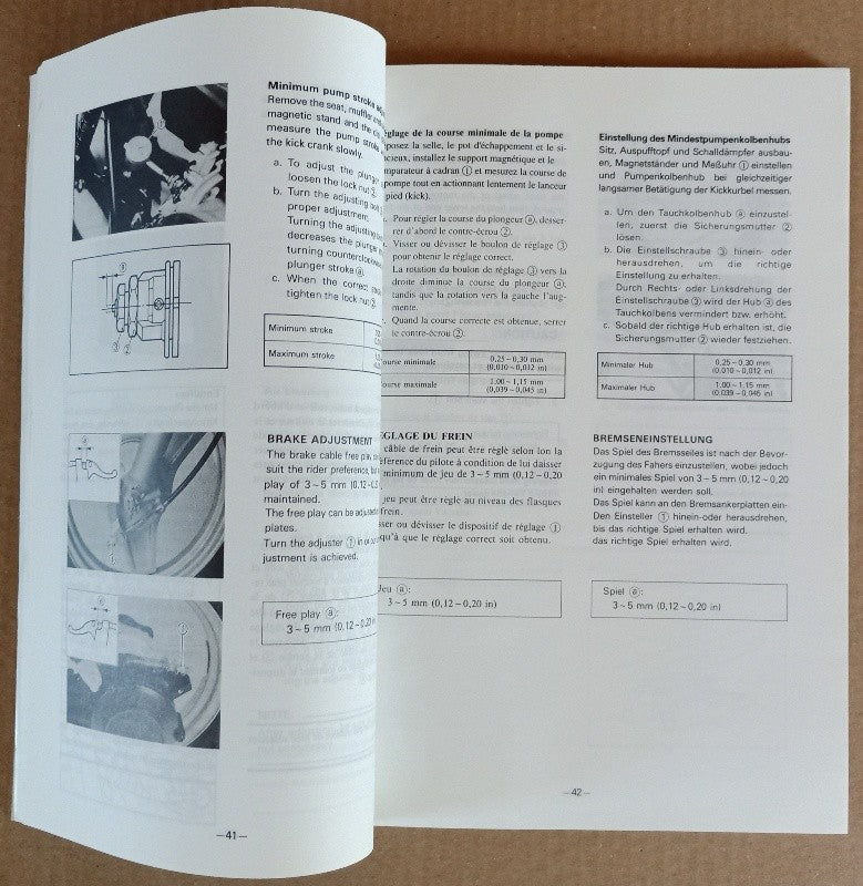 Manuel atelier Yamaha PW50 (N) 2001 - ref.00153