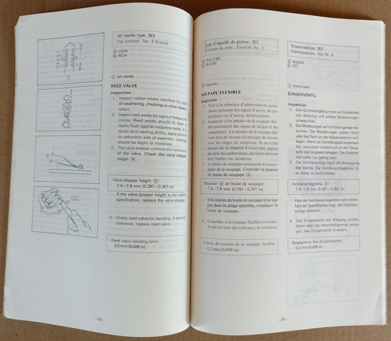 Manuel atelier Yamaha PW50 (P) 2002 - ref.00156