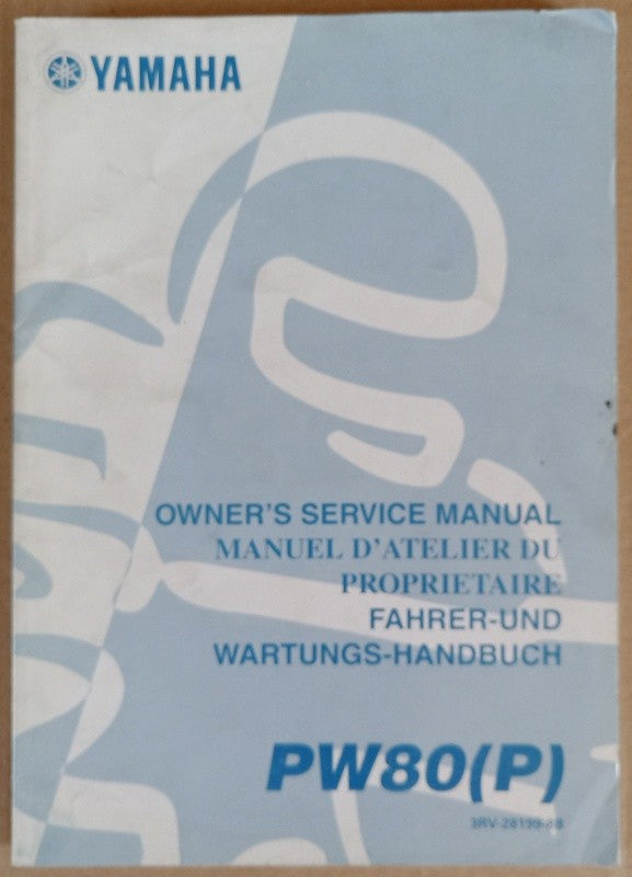 Manuel atelier Yamaha PW50 (P) 2002 - ref.00156