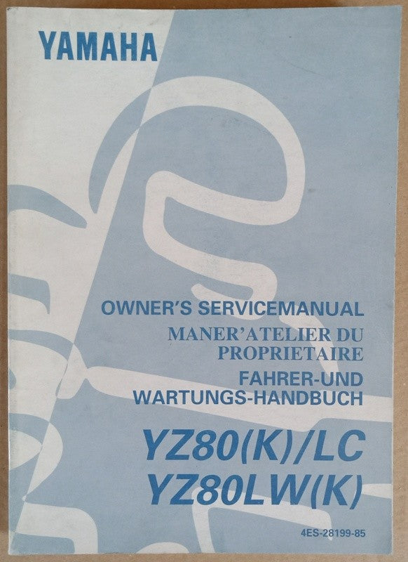 Manuel atelier Yamaha YZ 80 (K)/LC-LW(K) 1998 - ref.00159