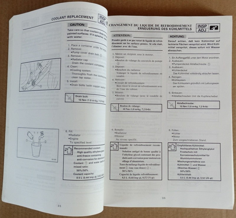 Manuel atelier Yamaha YZ 80 (F)LC 1994 - ref.00164