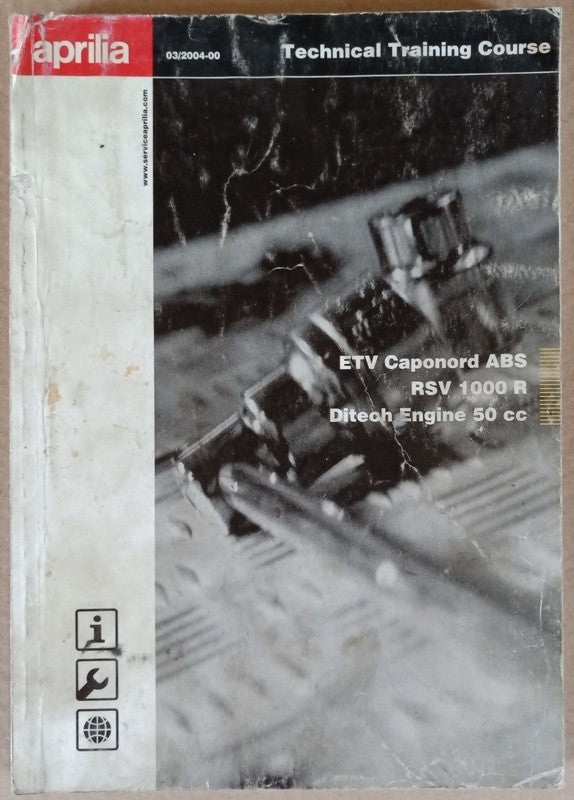Cahier stage technique Aprilia Caponord / RSV1000R / Ditech 50 - ref.00178
