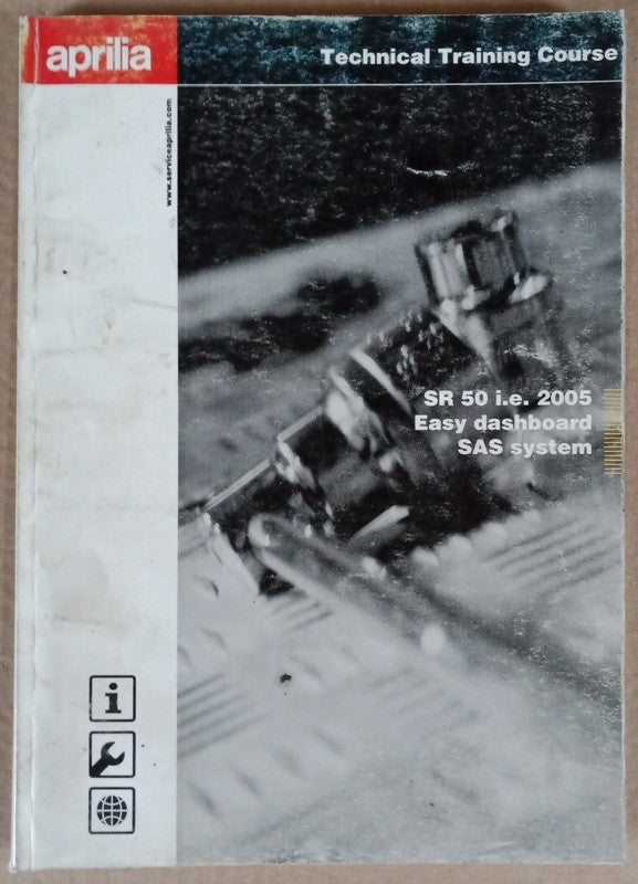 Cahier stage technique Aprilia SR 50 / Easy dashboard / SAS - ref.00222