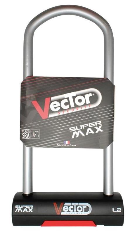 Antivol U VECTOR Super Max L2 - SRA - 125x320 mm intérieur
