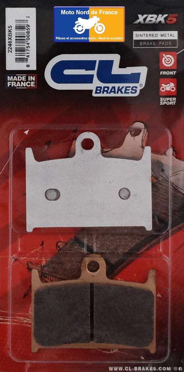 Plaquettes de frein Carbone Lorraine type 2246 XBK5