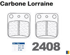 Plaquettes de frein Carbone Lorraine type 2408 RX3
