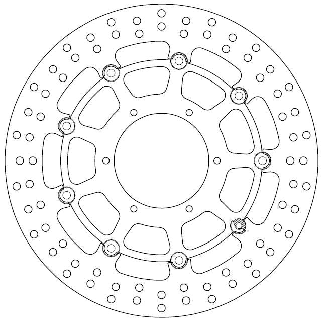 Disque de frein avant Ferodo - Honda CB 1300 N/S 2003-2005