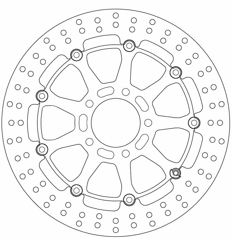 Disque de frein avant Ferodo - Suzuki SV 650 S 2003-2009