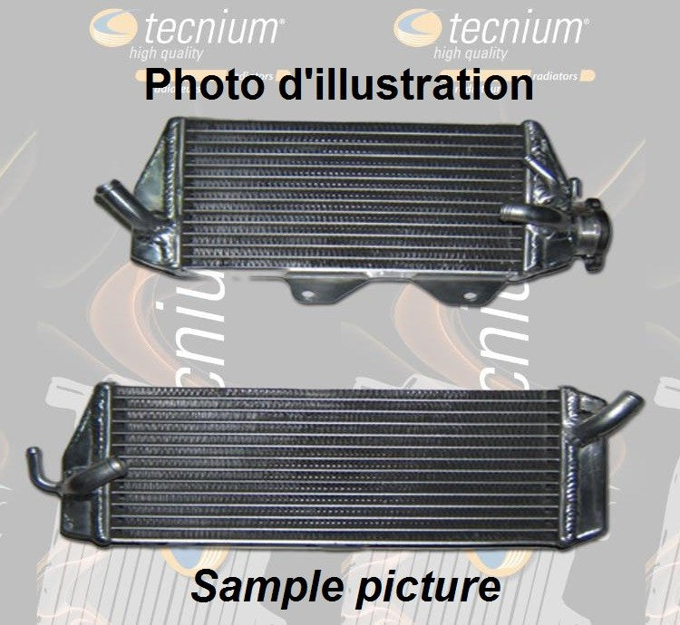 Radiateur à eau Technium oversize - Kawasaki 250 KX-F 2011-2016 côté gauche