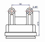 Démarreur pour Suzuki AN 400 Burgman 1999-2006