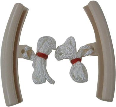 Jeu de 2 protections de jante en nylon