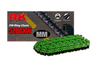Chaine RK pas de 520 type GXW Ultra-renforcée + attache à river
