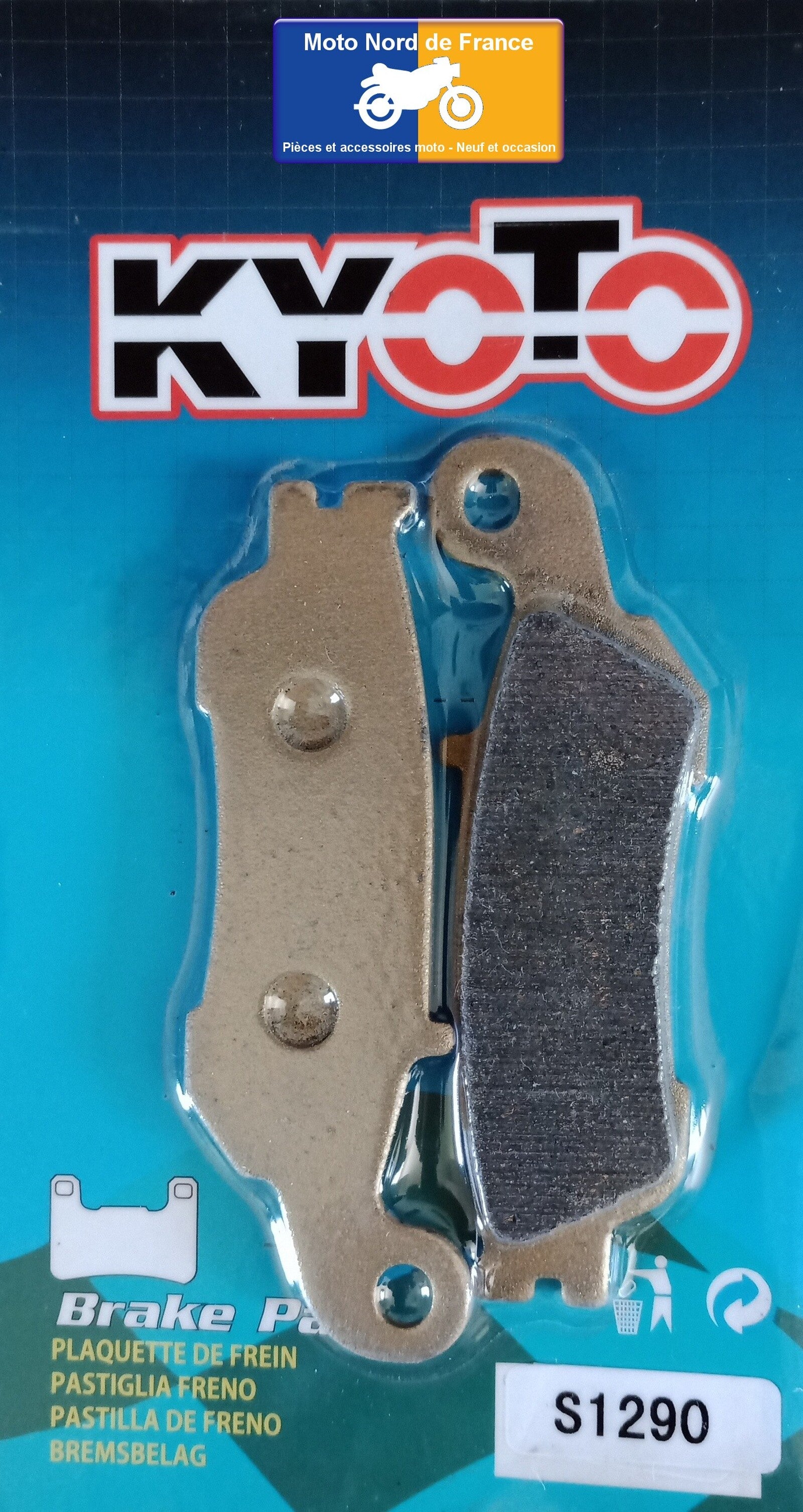Plaquettes de frein Kyoto semi-métal type S1290