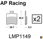 Plaquettes de frein AP Racing type LMP1149SC scooter