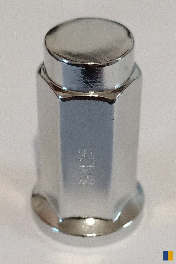 16 écrous plats chromés de roue - ITP - M10x1.25