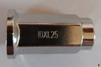 16 écrous plats chromés de roue - ITP - M10x1.25