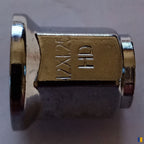 16 écrous plats chromés de roue - ITP - M12x1.25