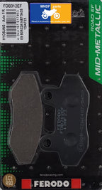 Plaquettes de frein Ferodo semi-métal type FDB312EF