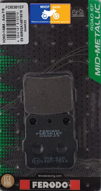 Plaquettes de frein Ferodo semi-métal type FDB381EF
