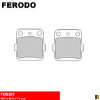 Plaquettes de frein Ferodo semi-métal type FDB381EF