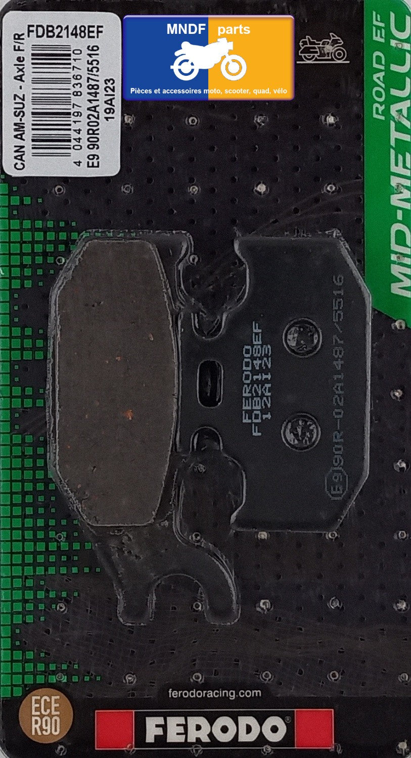 Plaquettes de frein Ferodo semi-métal type FDB2148EF