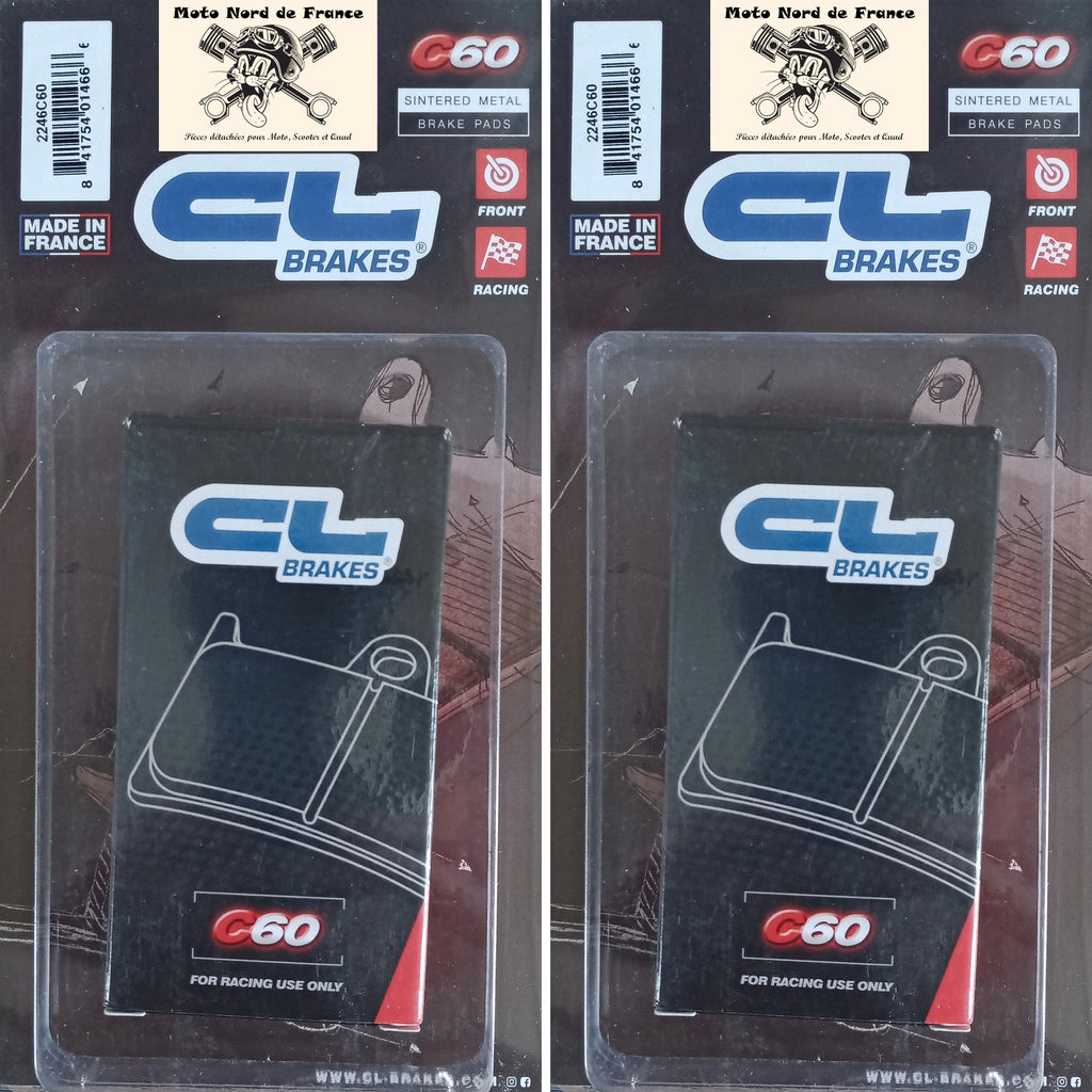 2 jeux de plaquettes Carbone Lorraine type 2246 C60