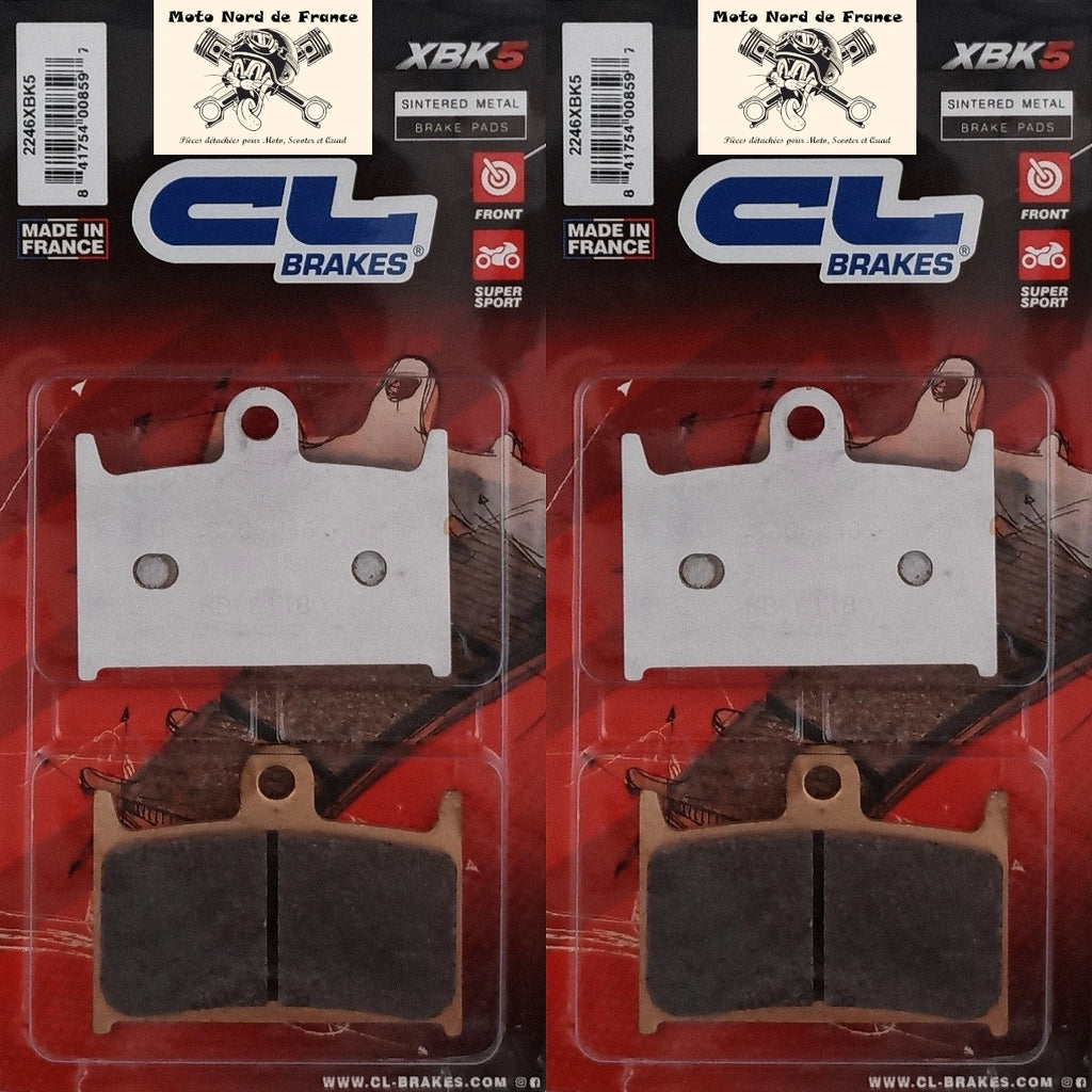 Plaquettes Carbone Lorraine de frein avant - Triumph 600 TT 2000-2003